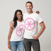 T-shirt Astérisque encerclé (Unisexe)