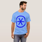 T-shirt Astérisque encerclé (Devant entier)
