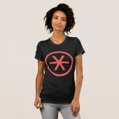 T-shirt Astérisque encerclé (Devant entier)