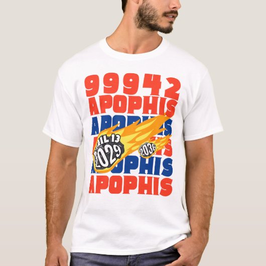 T-shirt Astéroïde APOPHIS 2029 9942 (Devant)