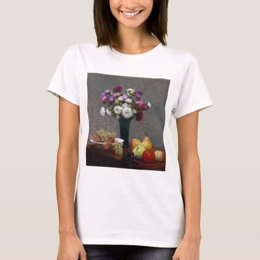 T-shirt Asters et fruits, Henri Fantin-Latour (Devant)