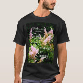 T-shirt Astilbe avec Mark 10:27 (Devant)