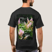 T-shirt Astilbe avec Mark 10:27 (Dos)