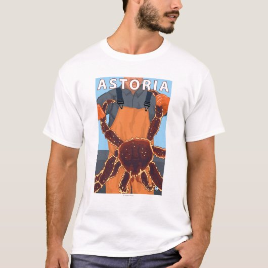 T-shirt Astoria, crabe d'OregonKing (Devant)