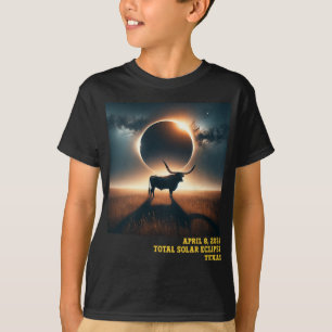 T-shirt Astro commémoratif Texas Total Solar Eclipse 2024