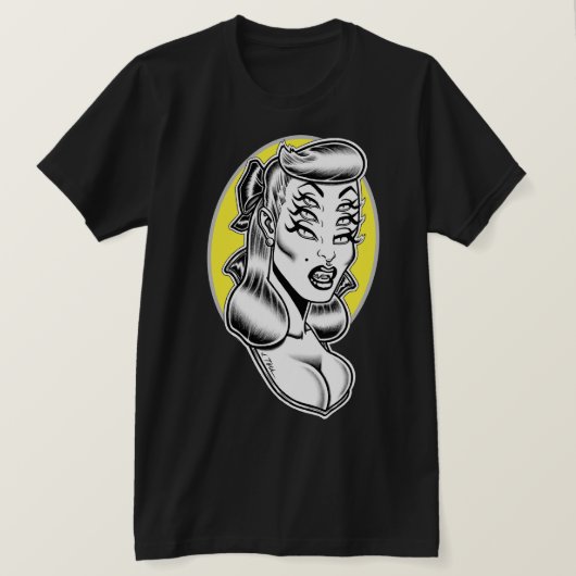 T-shirt Astro-Creeps™/Candy La Vamp™ (Design devant)