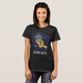 T-shirt Astro-knot Funny Astronaut Pun Dark BG (Devant entier)