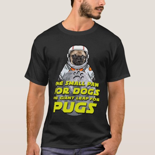 T-shirt Astro Pug - Pug astronaute spatial - Cadeau drôle (Devant)