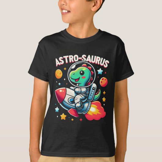 T-shirt "Astro-Saurus" pour enfants - Adorable astronaute (Devant)