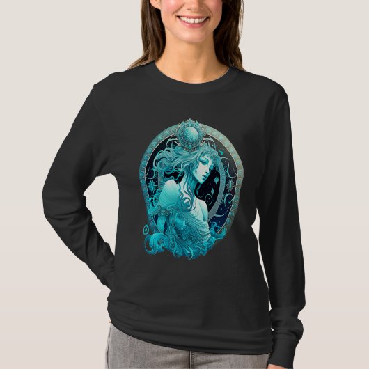 T-shirt Astrologie Cool Janvier Février Aquarius Birthda (Devant)