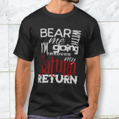 T-shirt Astrologie drôle Saturn Retour