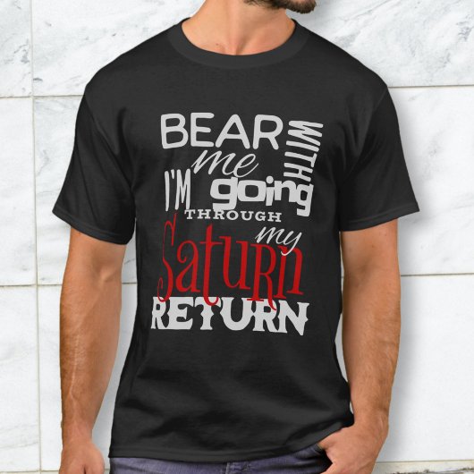 T-shirt Astrologie drôle Saturn Retour