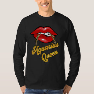 T-shirt Astrologie du zodiaque Lèvre Verseau Reine Janvier
