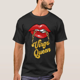 T-shirt Astrologie du zodiaque Reine Vierge Lip Août Septe