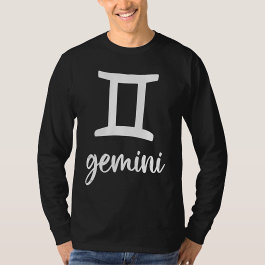T-shirt Astrologie Gémeaux Zodiaque (Devant)