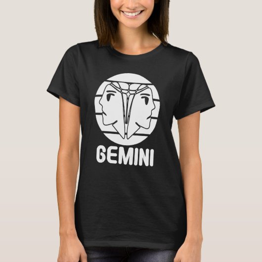 T-shirt Astrologie Gemini (Devant)