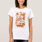T-shirt Astrologie Horoscope super Retro Scorpio Brown (Devant)