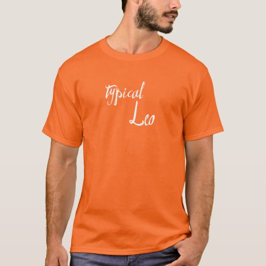T-shirt Astrologie typique de Leo Zodiac (Devant)