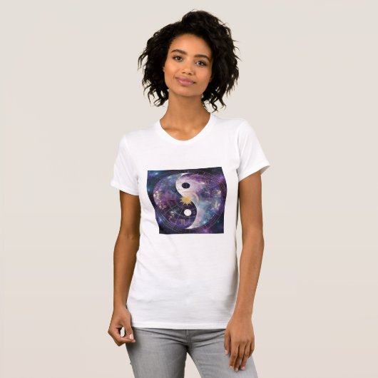 T-shirt Astrologie Yin Yang (Devant entier)