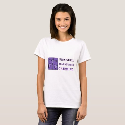 T-shirt Astrologie Zodiac Librairie Signal Anniversaire Pe (Devant entier)