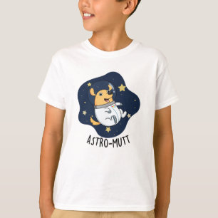 T-shirt Astromutt Funny Chien Astronaut Pun