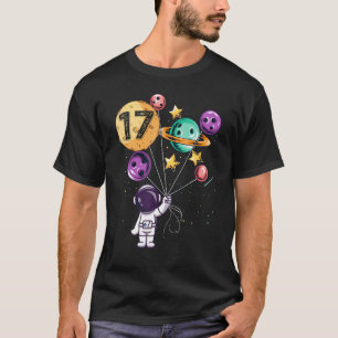 T-shirt Astronaut 17e anniversaire garçons filles espace 1