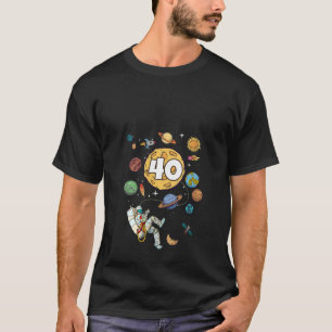 T-shirt Astronaut 40e anniversaire Célébration spatiale 40