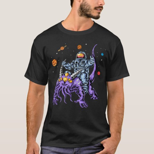 T-shirt Astronaut alien (Devant)