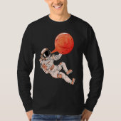 T-shirt Astronaut and Bubble Gum Planet Boys Kids Outer Sp (Devant)