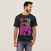 T-shirt Astronaut arc-en-ciel de Trippy (Devant entier)