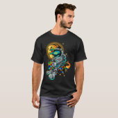 T-shirt Astronaut Autism Awareness With Autistic Planet Fo (Devant entier)