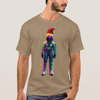T-shirt Astronaut avec Casquette de Noël