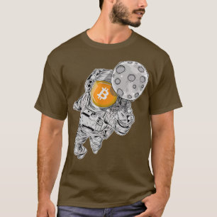 T-shirt Astronaut Blockchain Crypto Bitcoin BTC