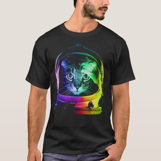T-shirt Astronaut cat (Devant)