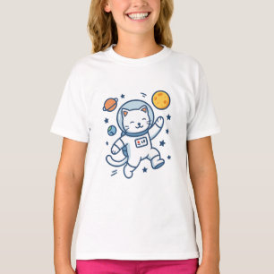 T-shirt Astronaut Cat Adventure