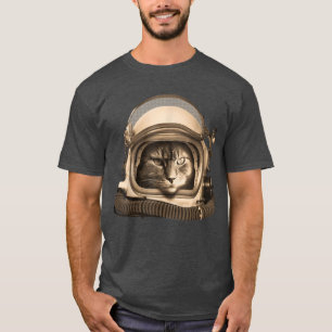 T-shirt Astronaut Cat Astronomie Spaceman Kitty Space