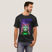 T-shirt Astronaut cat Tee space cat Tee for men, women, ki (Devant entier)