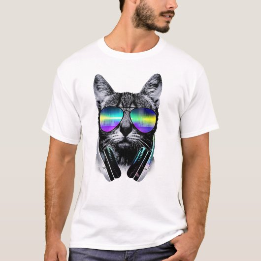 T-shirt Astronaut cat v2 (Devant)