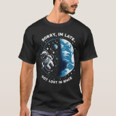 T-shirt Astronaut Chat : Perdu Dans L'Espace (Devant)