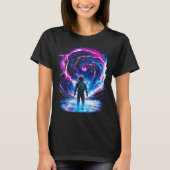 T-shirt Astronaut Cosmic Outer Space Galaxy Science  (Devant)