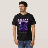 T-shirt Astronaut Cyberpunk Rider Galaxy (Devant entier)