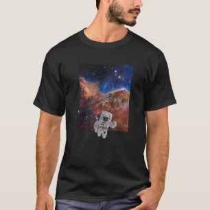 T-shirt Astronaut dans les falaises cosmiques Webb télesco