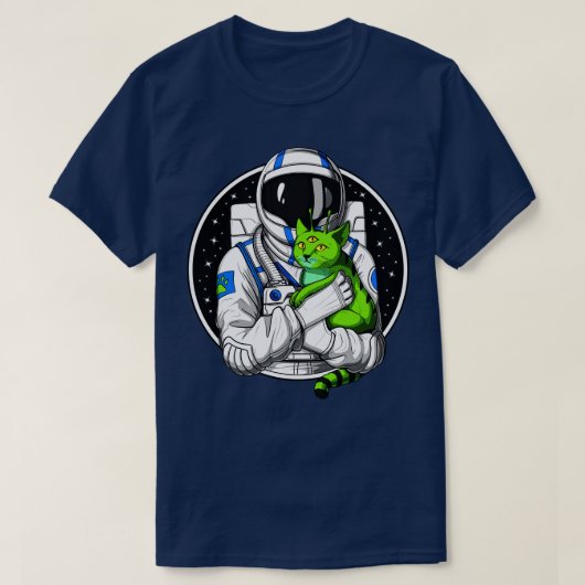 T-shirt Astronaut de chat (Design devant)