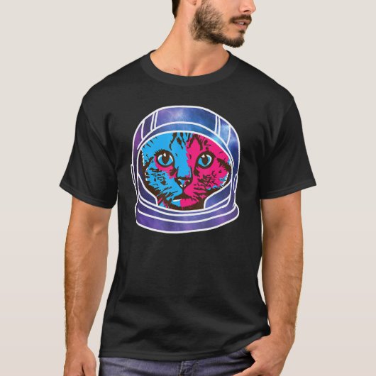 T-shirt Astronaut De Chat Spatial Catronaute Pour Chat (Devant)