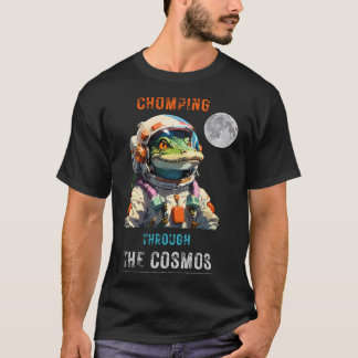 T-shirt Astronaut De Crocodile - Traverser Le Cosmos