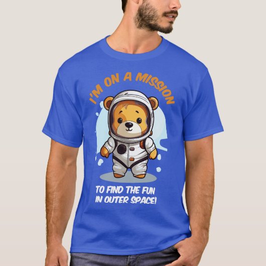 T-shirt Astronaut de l'ours de bébé (Devant)