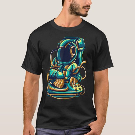 T-shirt Astronaut DJ (Devant)