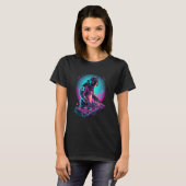 T-shirt Astronaut DJ DJing in Space EDM cool Graphic (Devant entier)