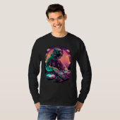 T-shirt Astronaut DJ, DJing in Space, EDM cool Graphic (Devant entier)