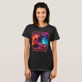 T-shirt Astronaut DJ EDM for Rave Festival House Merch Dan (Devant entier)